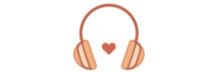 warm minimalist headphones with heart 3